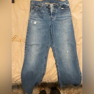 Levis 501 straight leg jeans size 27